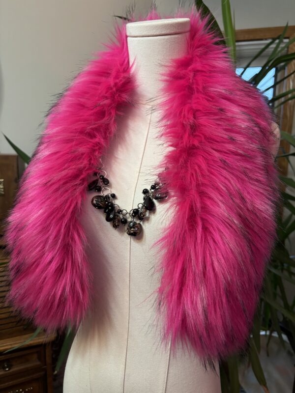 Hot Pink Refest fur collar
