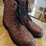 Sparkle Combat Boots