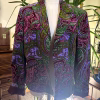 Pattern blazer jacket