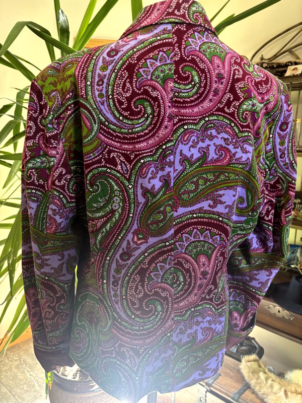 Pattern blazer jacket